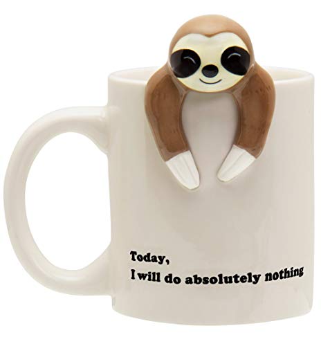 Decodyne Funny Sloth Coffee Mug - Cute Sloth Gifts For Coworkers Women...